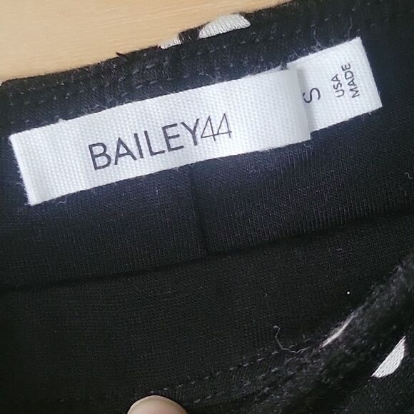 NWT Bailey 44 Hyena Polka Dot Black Stretchy Office Pencil Coquette Bow Skirt S - Picture 11 of 12